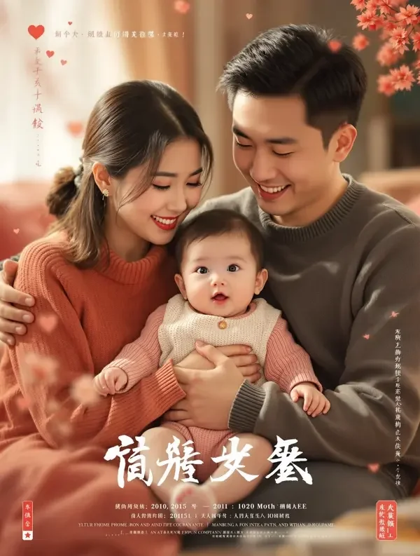 黄果AI短剧 天降萌宝小娇妻 短剧封面